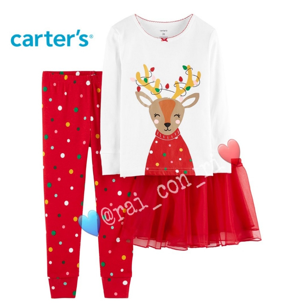 Carter's 3-piece Tutu PJs